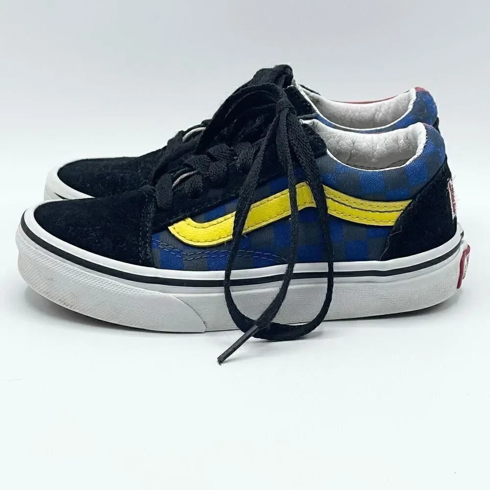 Vans Color Block Lace Up Sneakers - Kids US 11.5